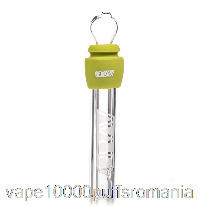 Vape Romania Grav Glass Blunt Cu Silicon Verde Avocado